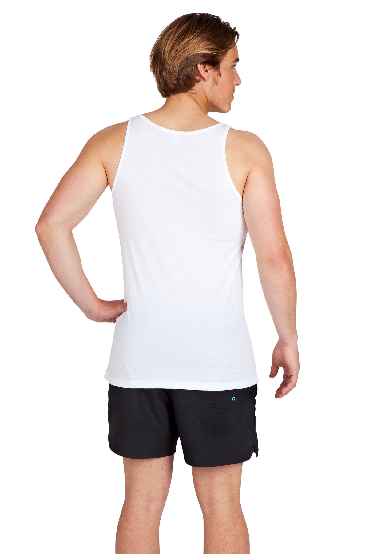 Men American Style Singlet - view