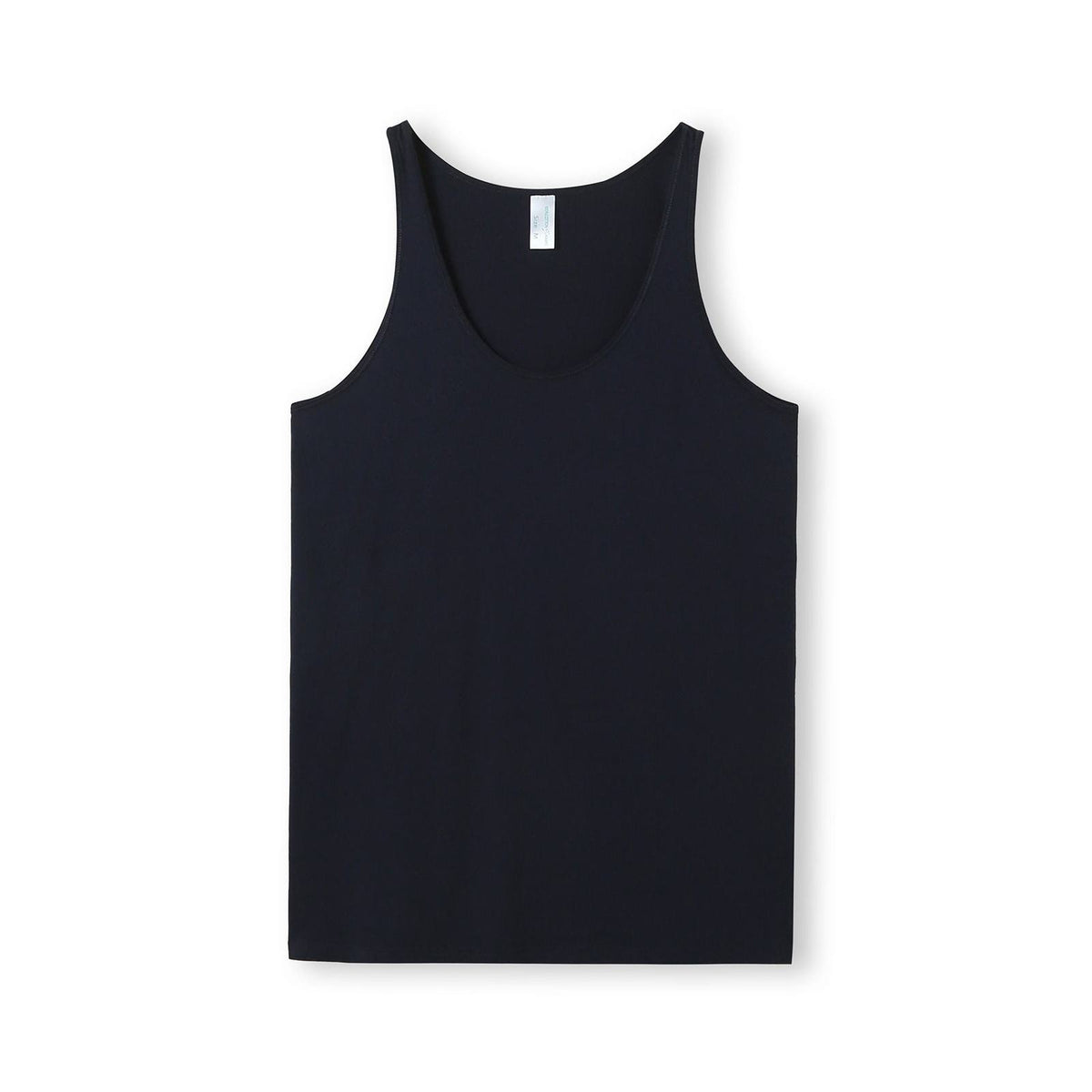 Men American Style Singlet - Navy Blue - Front