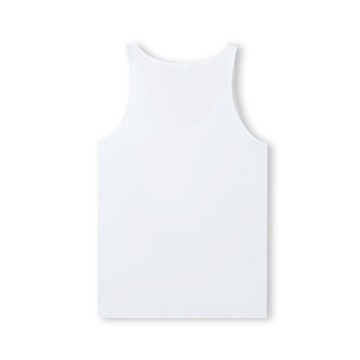 Men American Style Singlet - White - Back