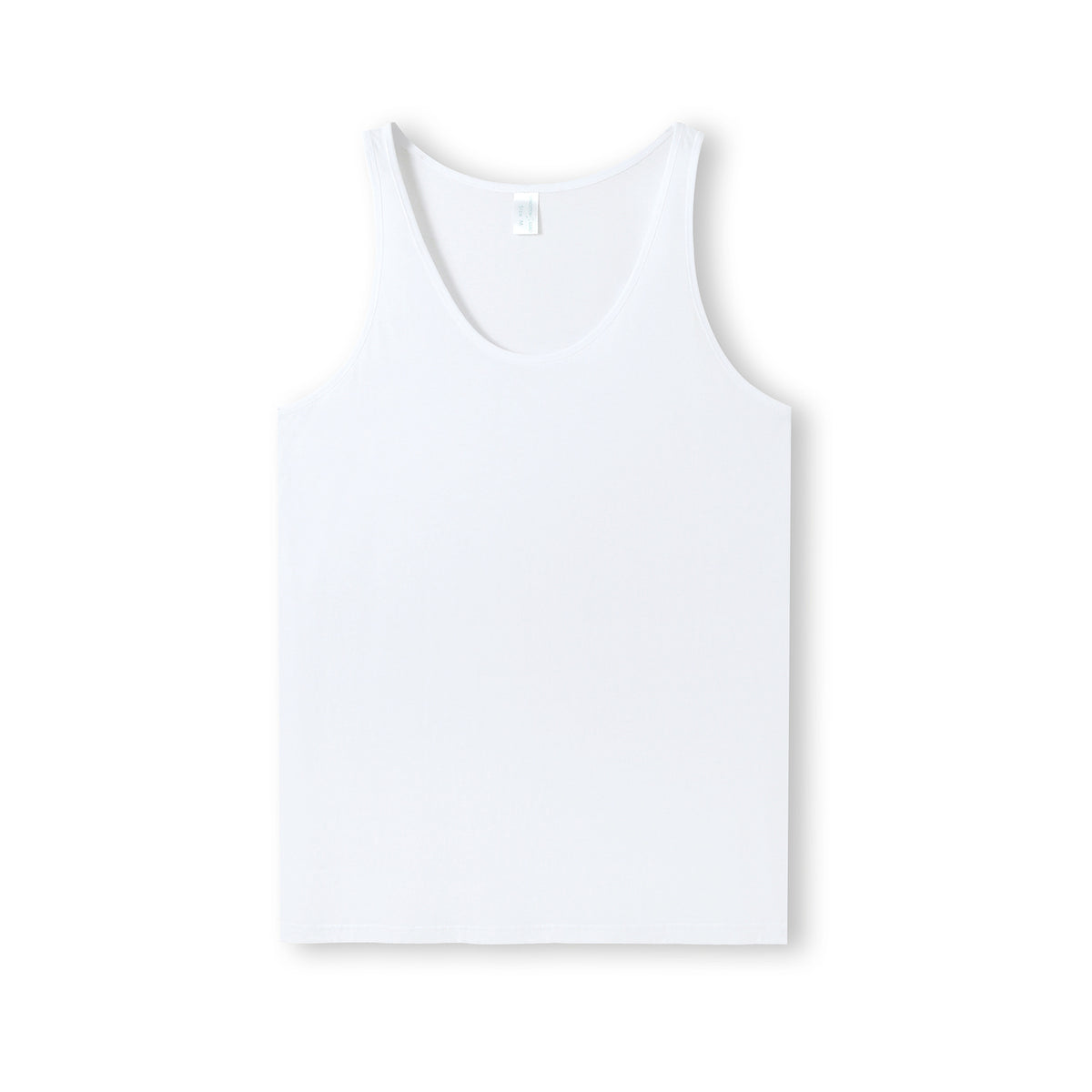 Men American Style Singlet - White - Front