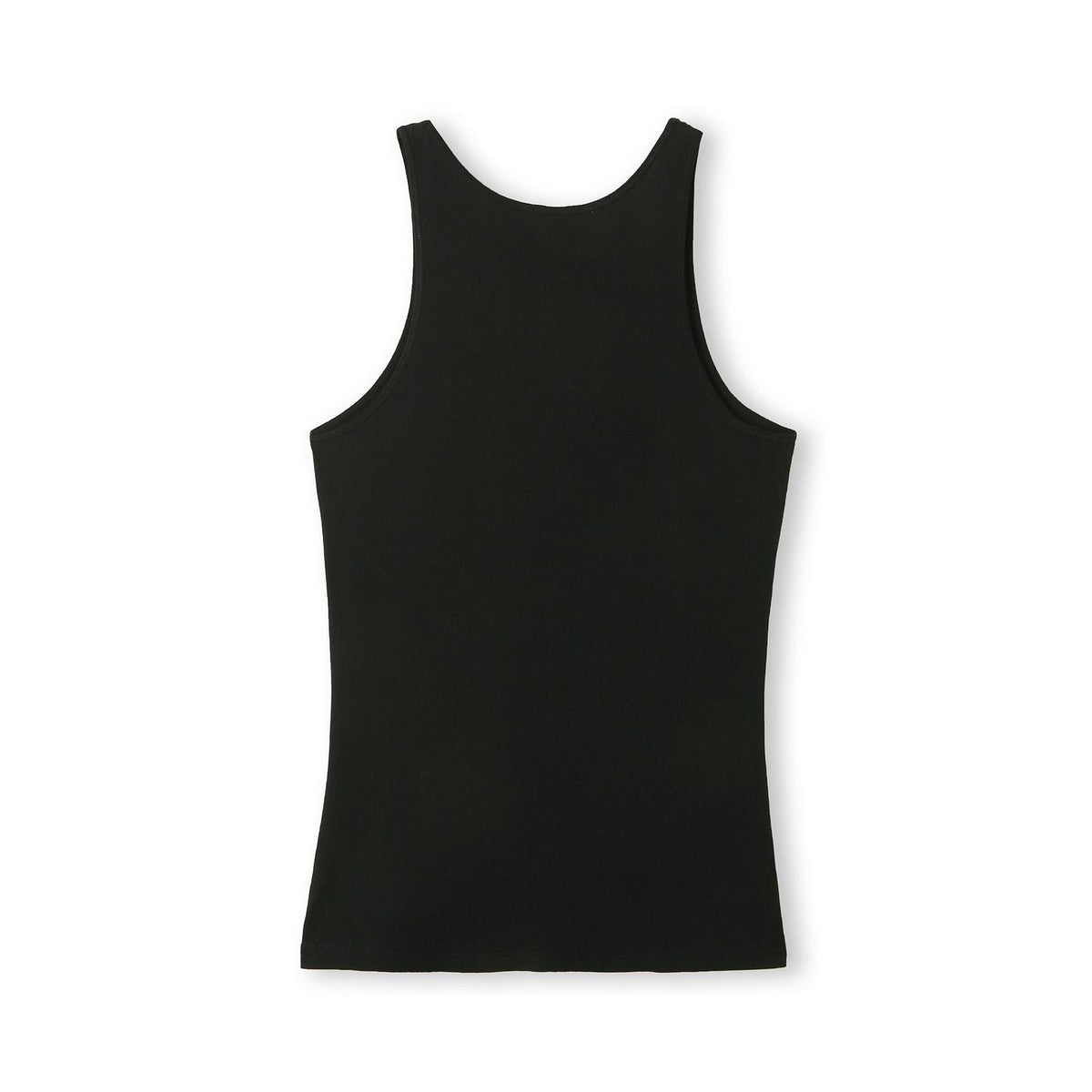 Womens American Style Singlet - Black - Back
