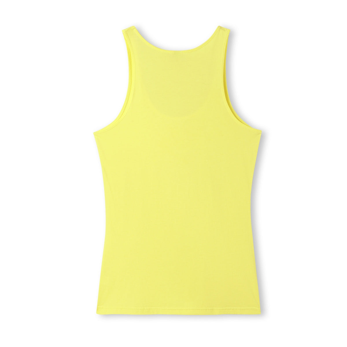 Womens American Style Singlet - Lemon - Back