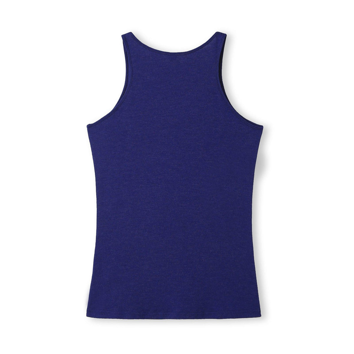 Womens American Style Singlet - Royal Marl - Back