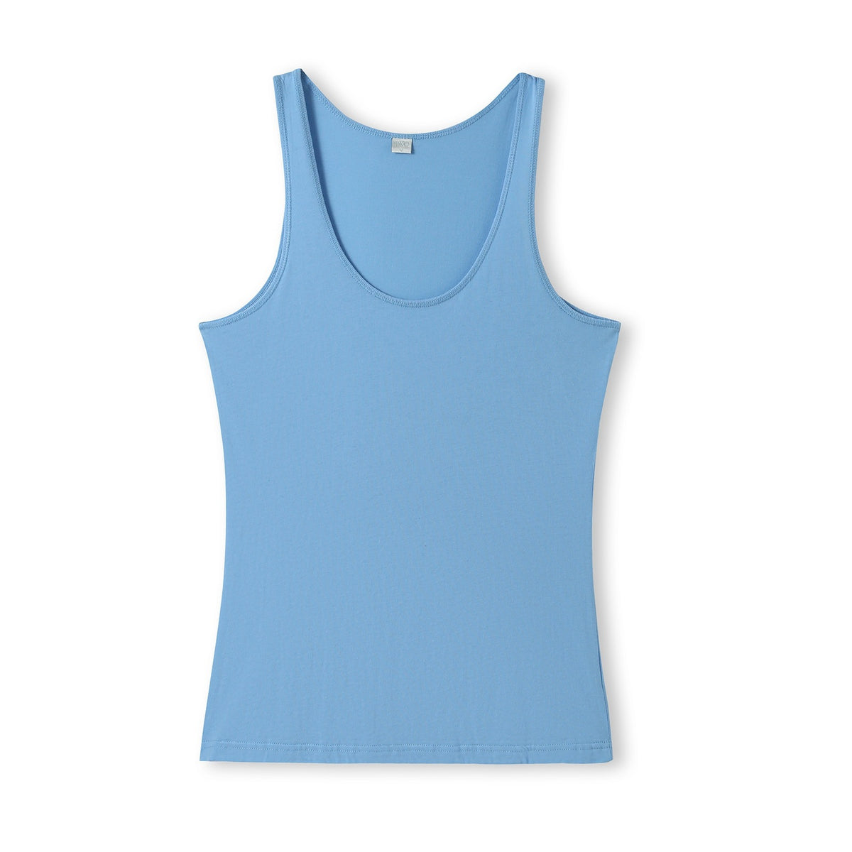 Womens American Style Singlet - Sky Blue - Front