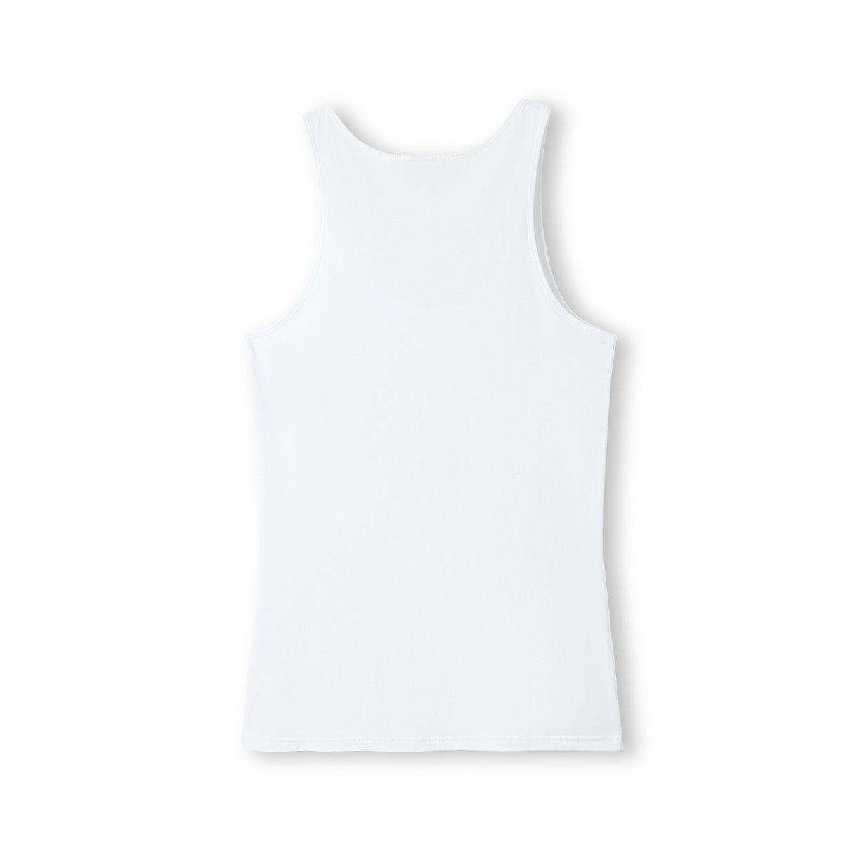 Womens American Style Singlet - White - Back