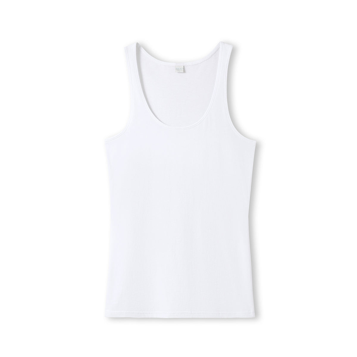 Womens American Style Singlet - White - Front