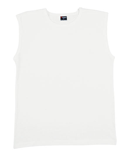 Men's Muscle T-shirt - White - Front