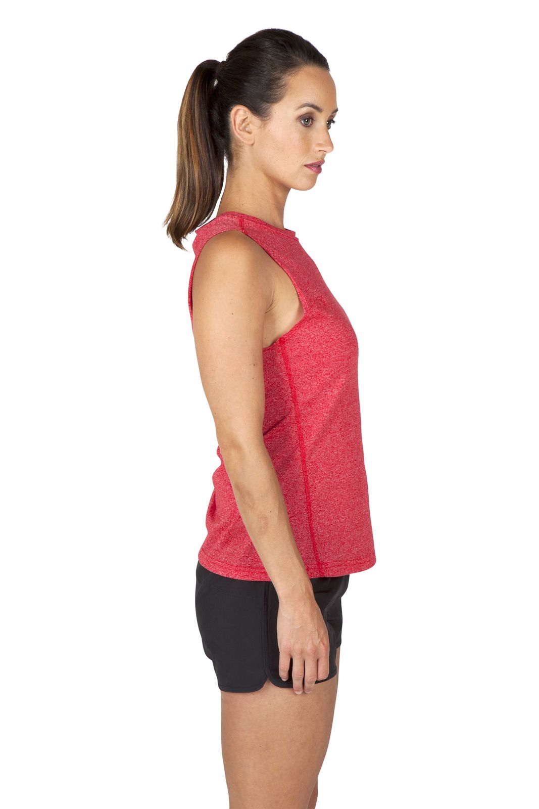 Womens Heather SLEEVELESS Tee - Greatness Range - view