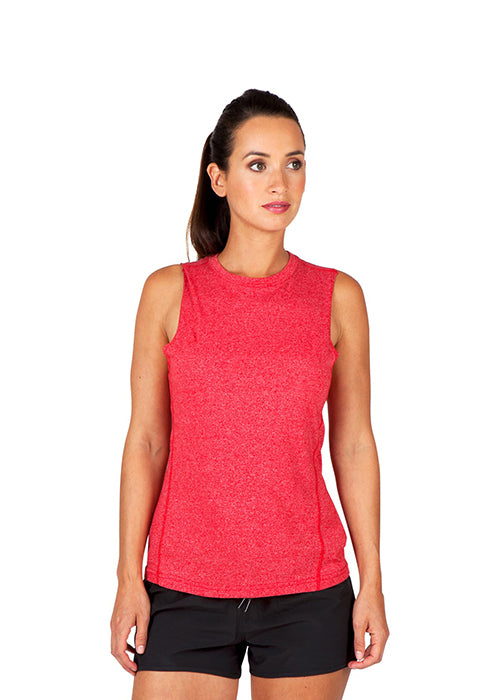 Womens Heather SLEEVELESS Tee - Greatness Range