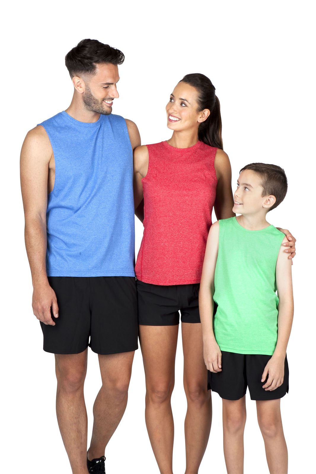 Mens Heather SLEEVELESS Tee - Greatness Range - view