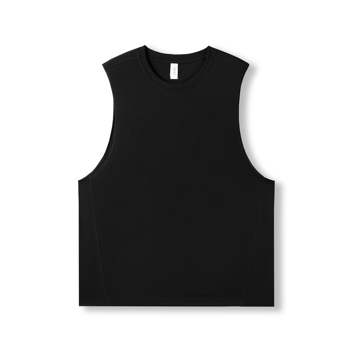 Mens Heather SLEEVELESS Tee - Greatness Range - Black - Front
