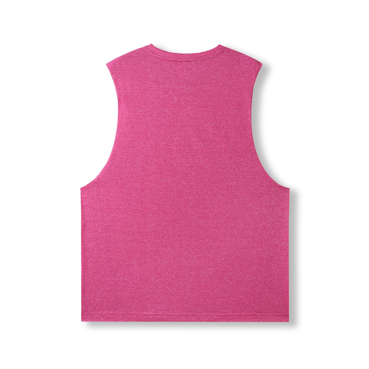 Mens Heather SLEEVELESS Tee - Greatness Range - Hot Pink Heather - Back