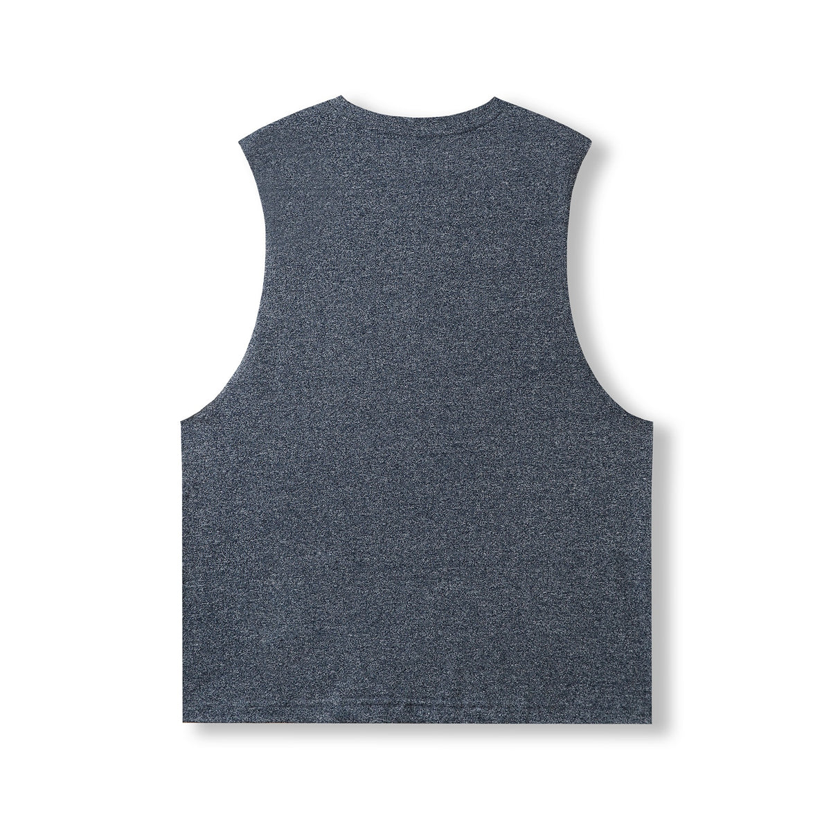 Mens Heather SLEEVELESS Tee - Greatness Range - Navy Heather - Back