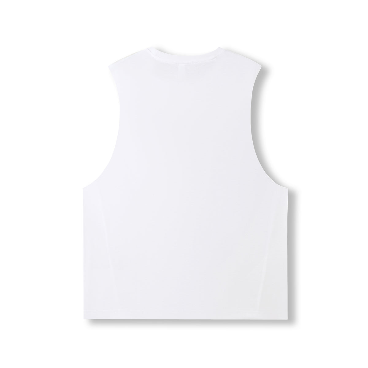 Mens Heather SLEEVELESS Tee - Greatness Range - White - Back