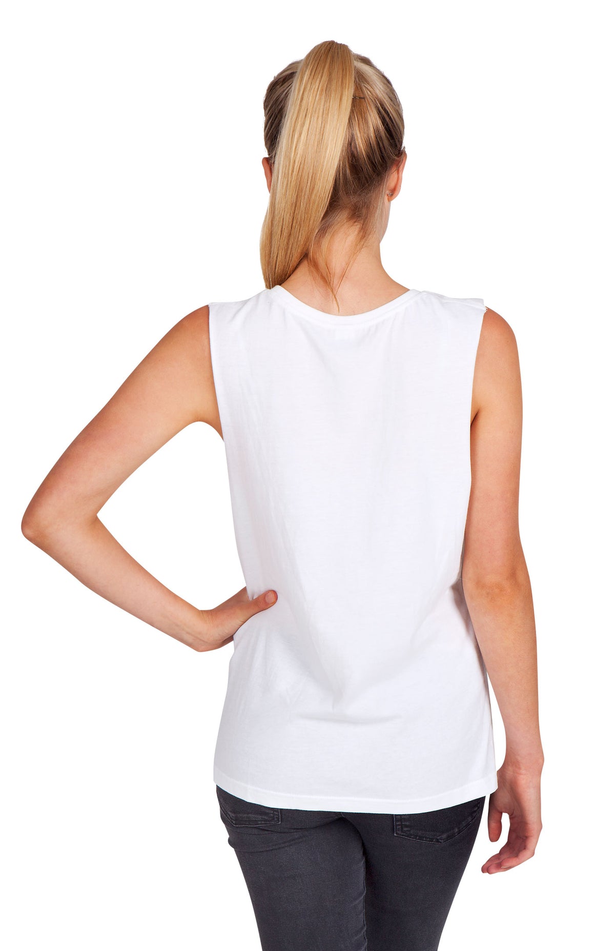 Women's combed cotton Tank - view