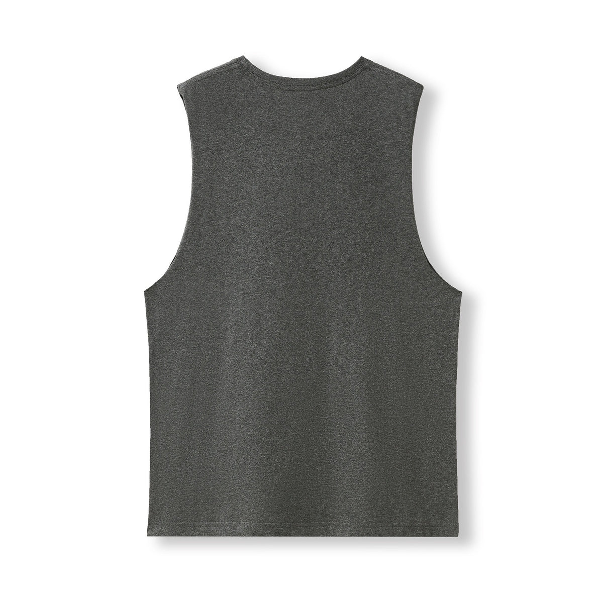 Men's / Unisex combed cotton tank - Dark Marl - Back