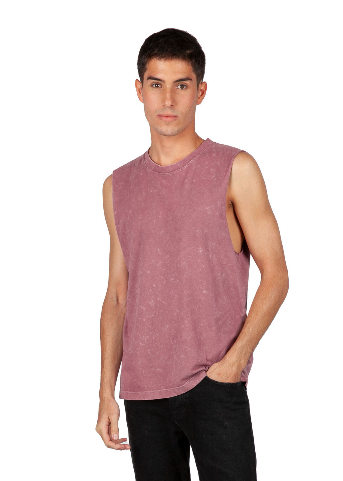 Men's Stone Wash Tanks - view