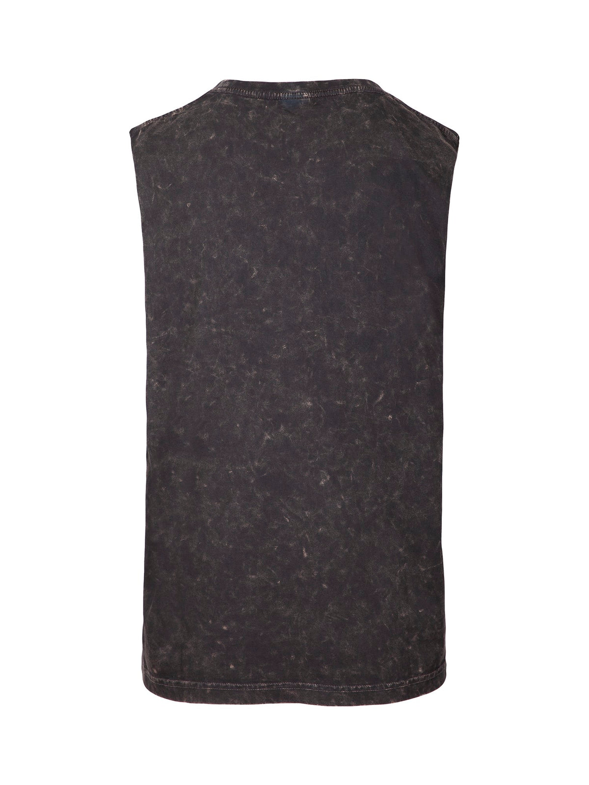 Men's Stone Wash Tanks - Black - Back