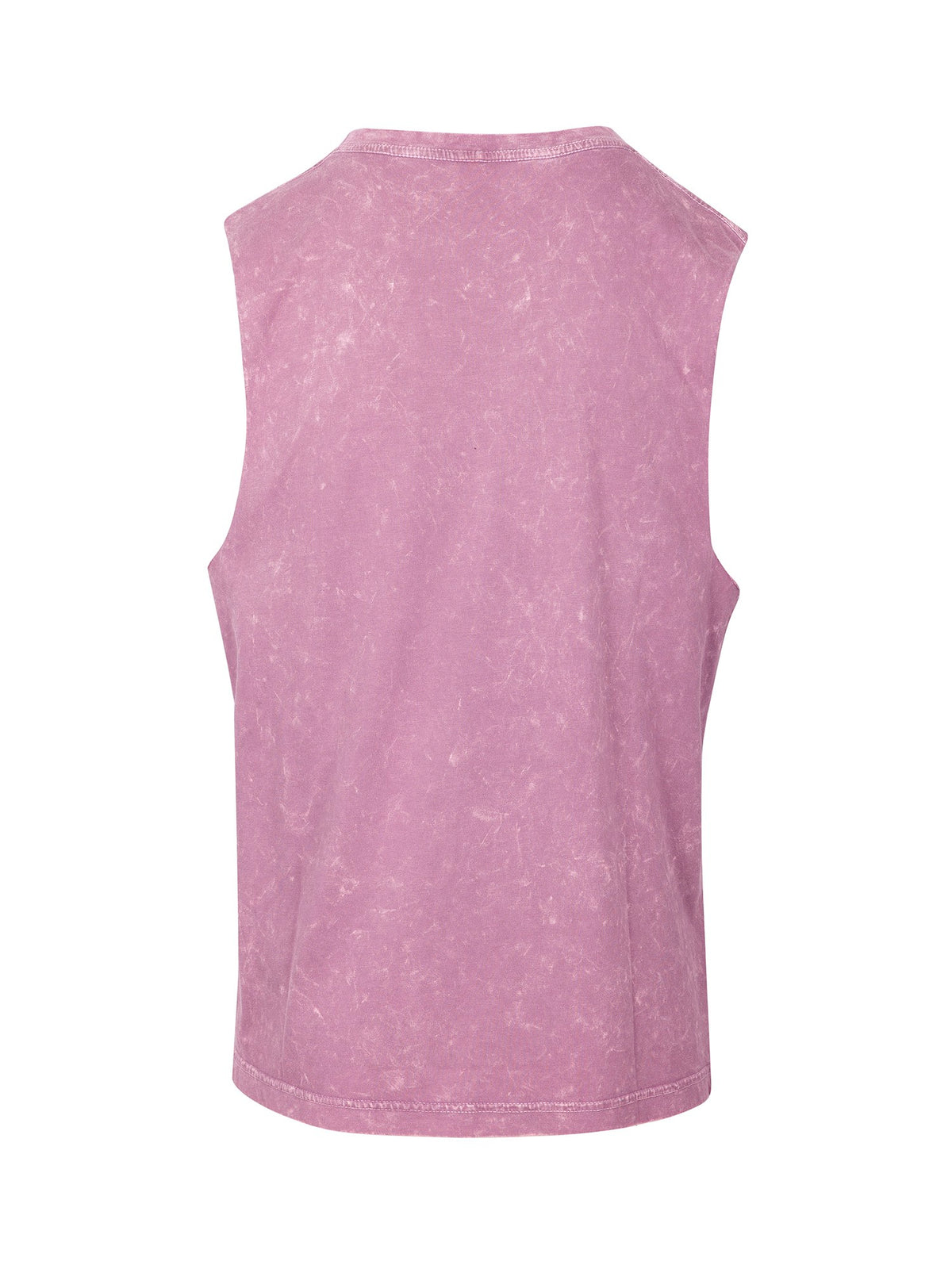 Men's Stone Wash Tanks - Mauve - Back