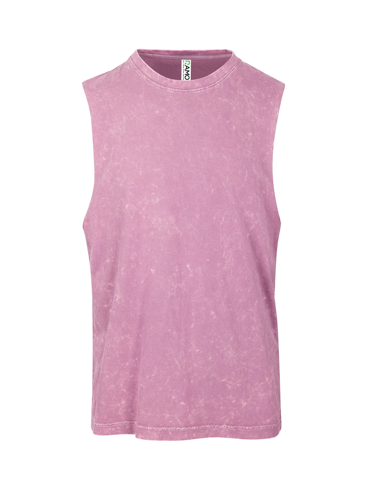 Men's Stone Wash Tanks - Mauve - Front