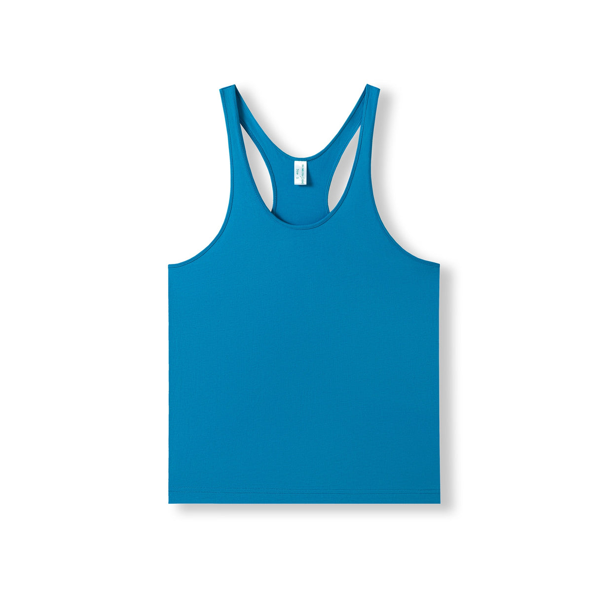 Men T-back Singlet - Azure - Front