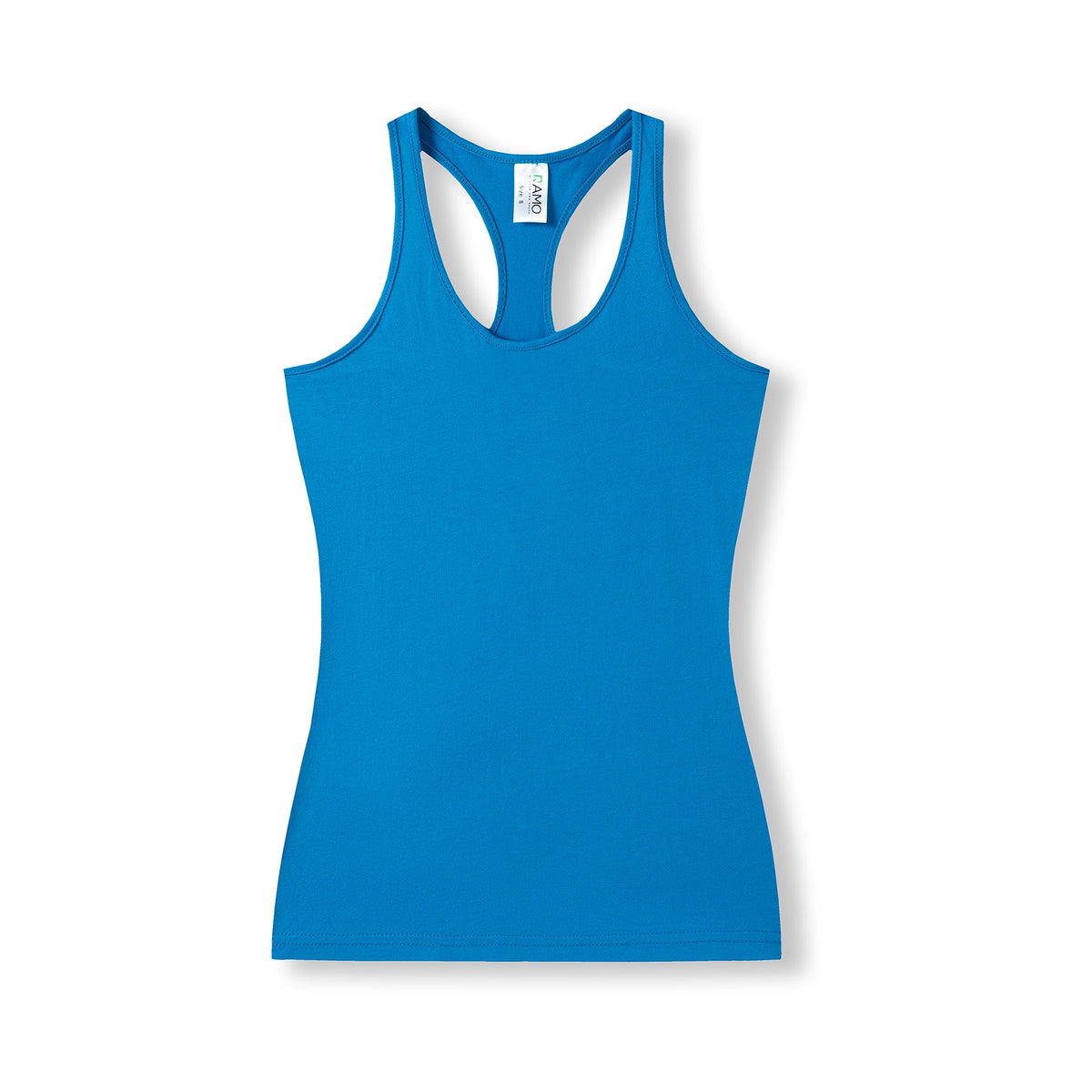 Kids Tback Singlet - Azure - Front