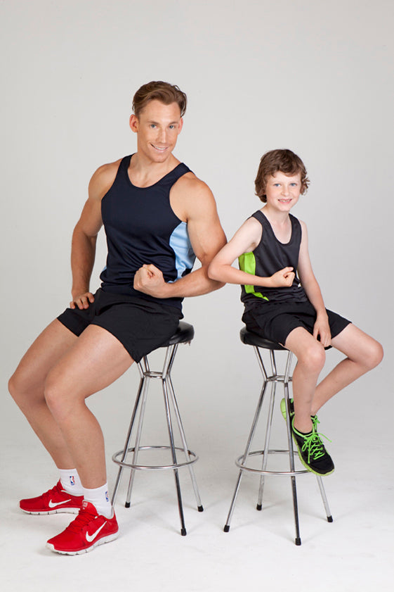 Kids Accelerator Cool-Dry Singlet - view