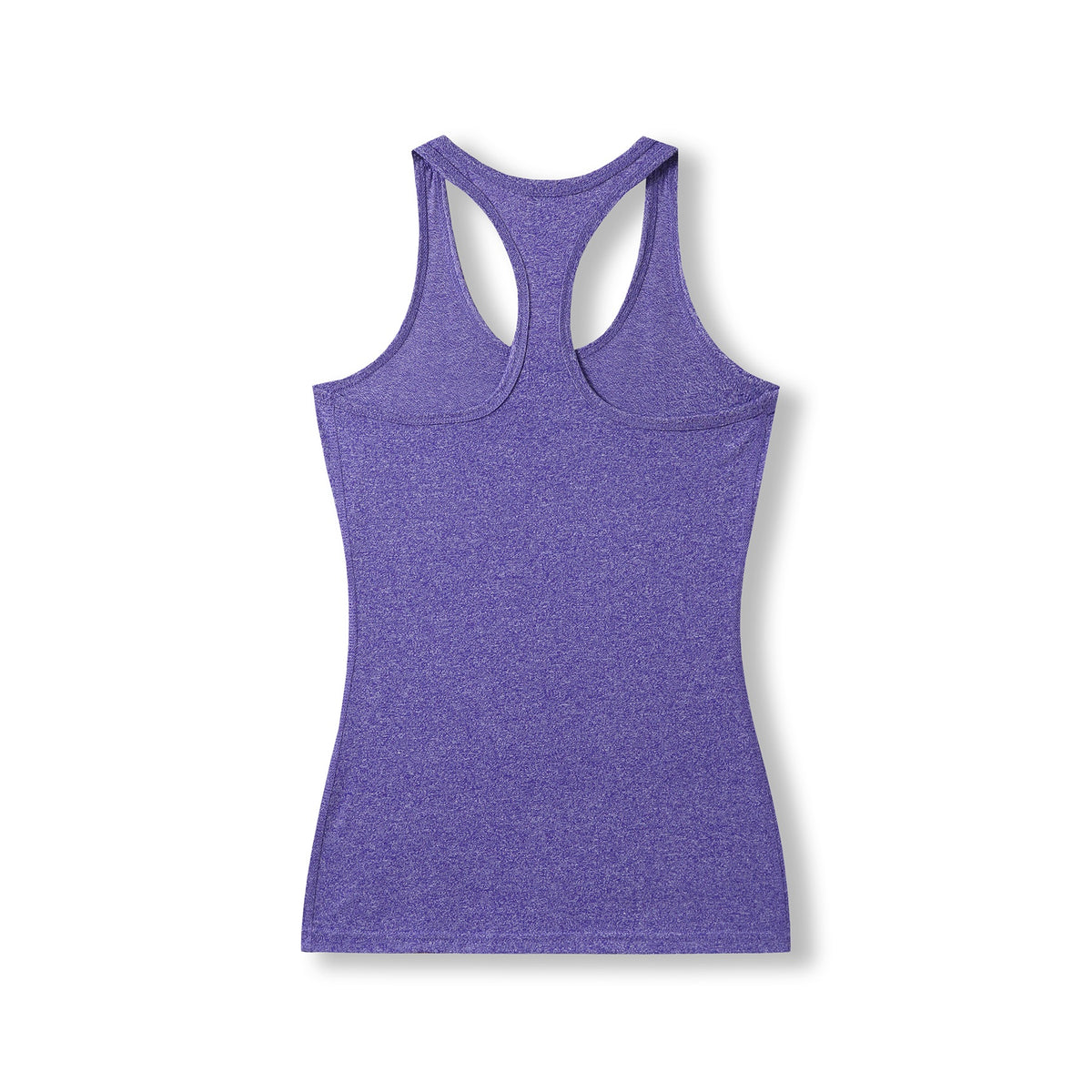Womens Greatness Athletic T-back Singlet - Grape Heather - Back