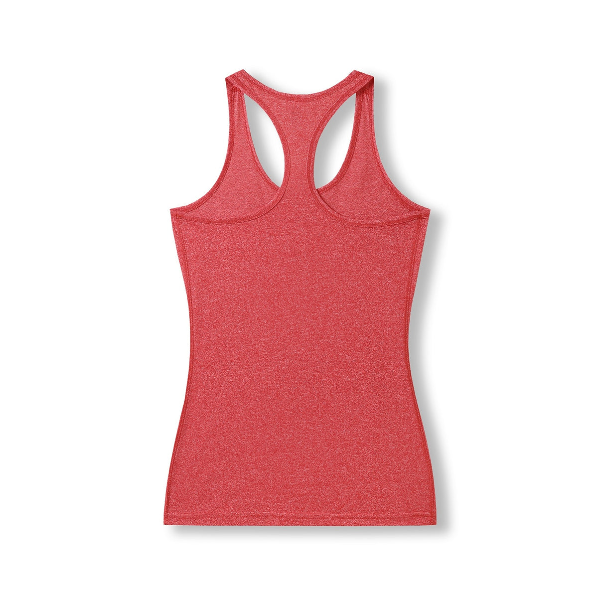 Womens Greatness Athletic T-back Singlet - Red Heather - Back