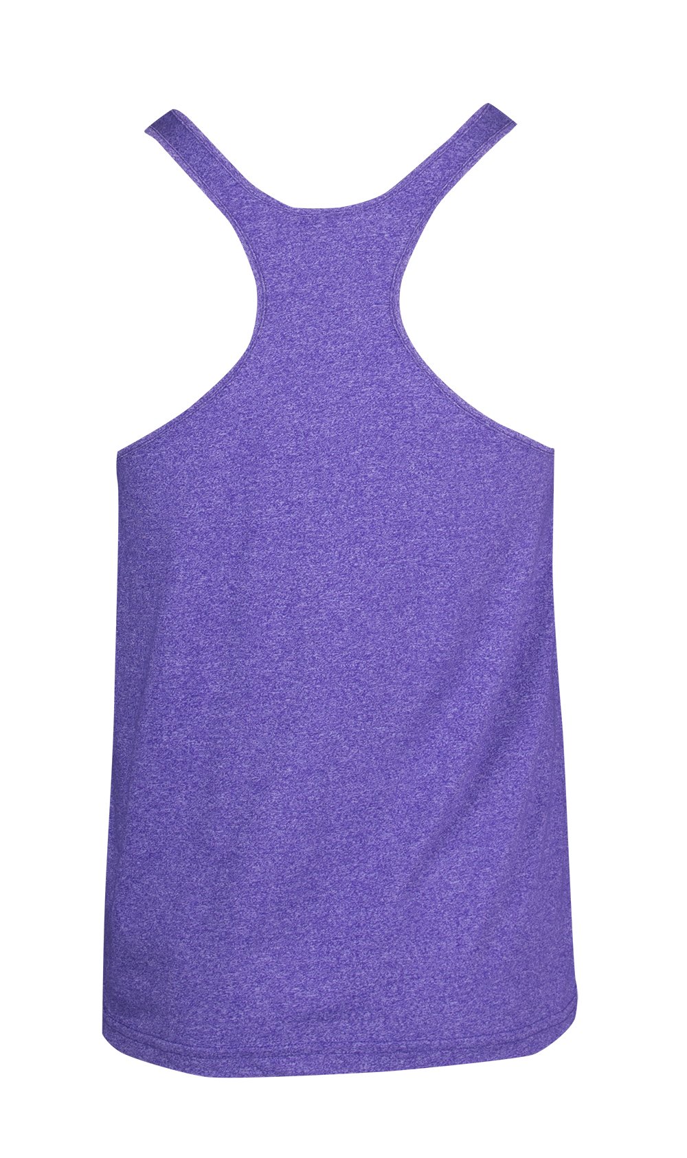 Mens Greatness Athletic T-back Singlet - Grape Heather - Back