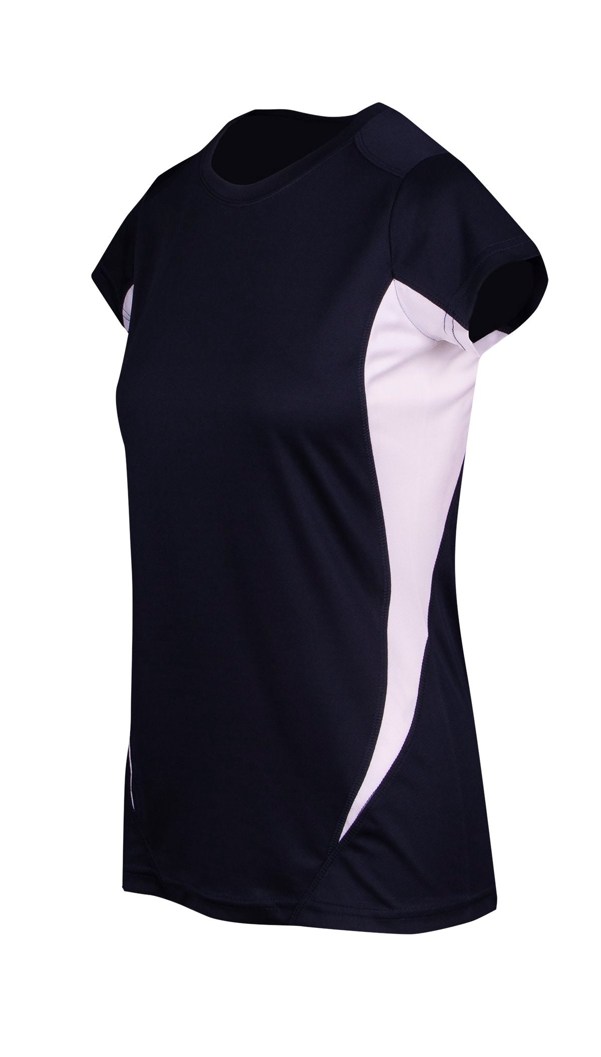 Women's Accelerator Cool-Dry T-shirt - Navy/White - Side