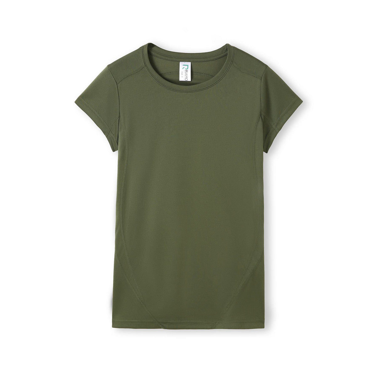 Women's Accelerator Cool-Dry T-shirt - Olive - Front