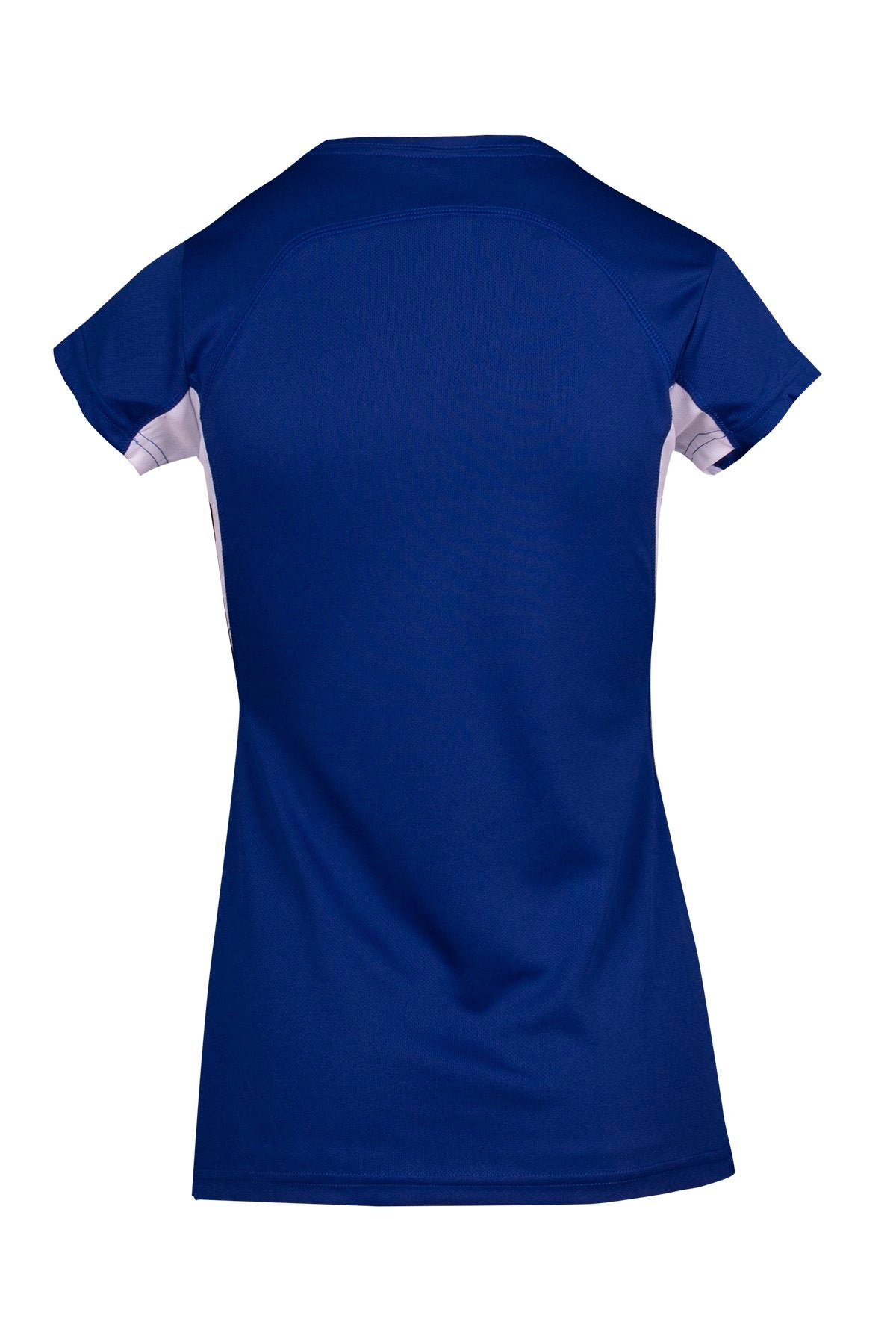 Women's Accelerator Cool-Dry T-shirt - Royal/White - Back