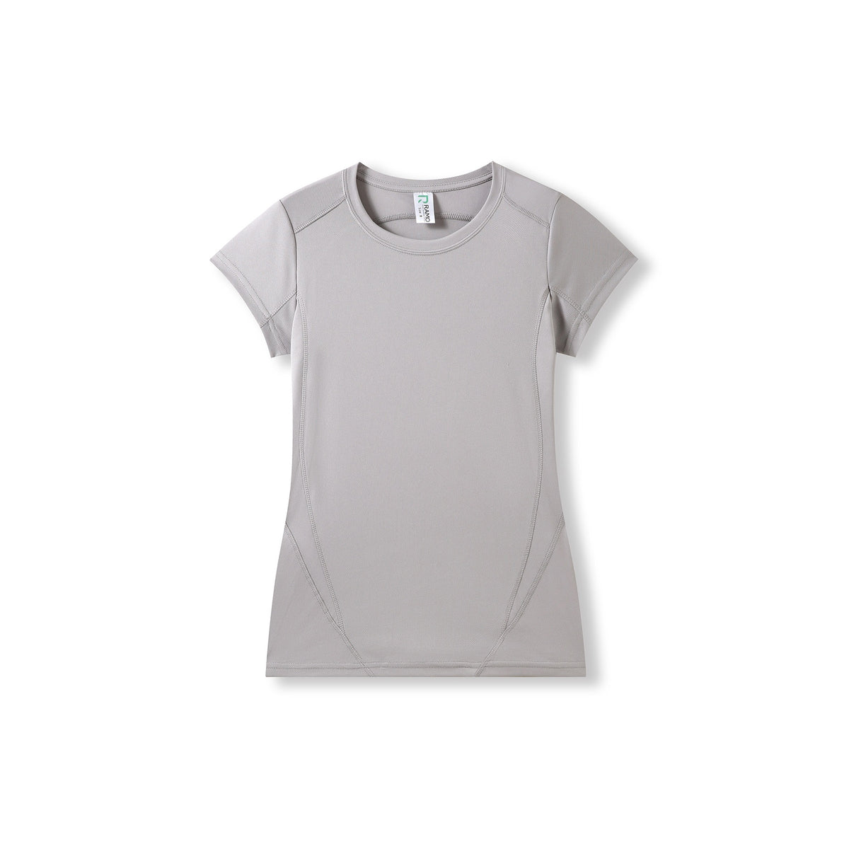 Women's Accelerator Cool-Dry T-shirt - Stone Grey - Front