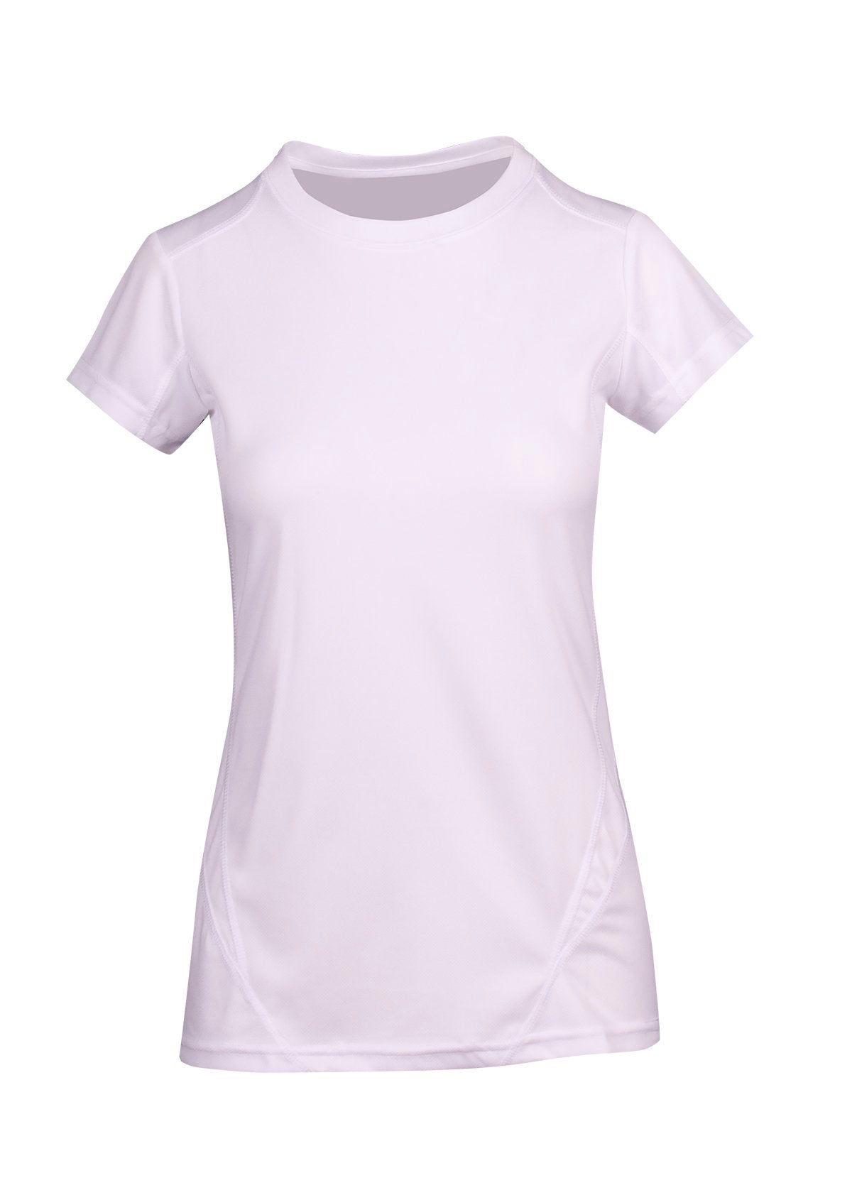 Women's Accelerator Cool-Dry T-shirt - White/White - Front