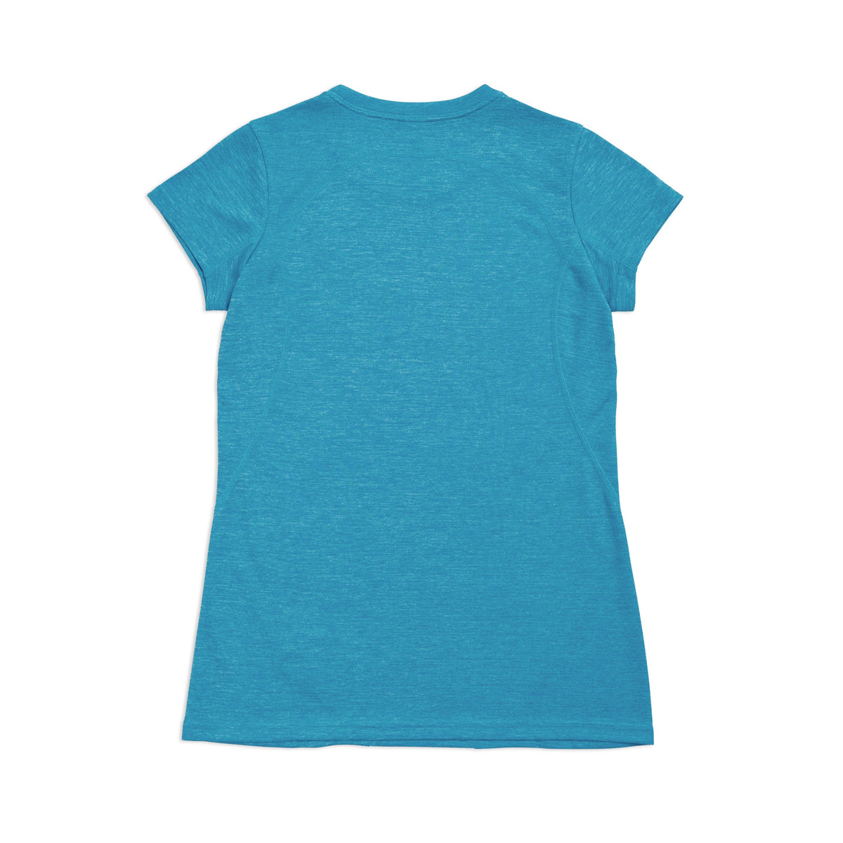 Women's Challenger 100% polyester T-shirt - Azure Marl - Back