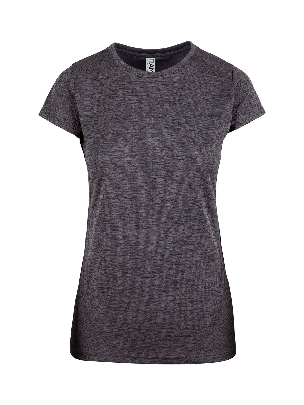 Women's Challenger 100% polyester T-shirt - Dark Marl - Front