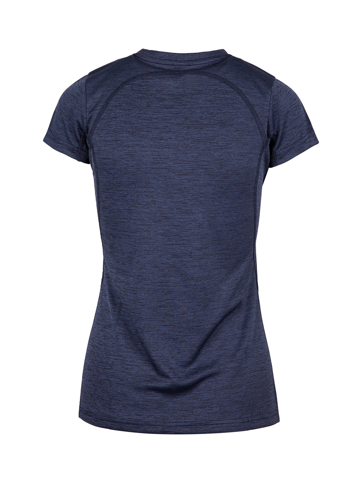Women's Challenger 100% polyester T-shirt - Navy Marl - Back