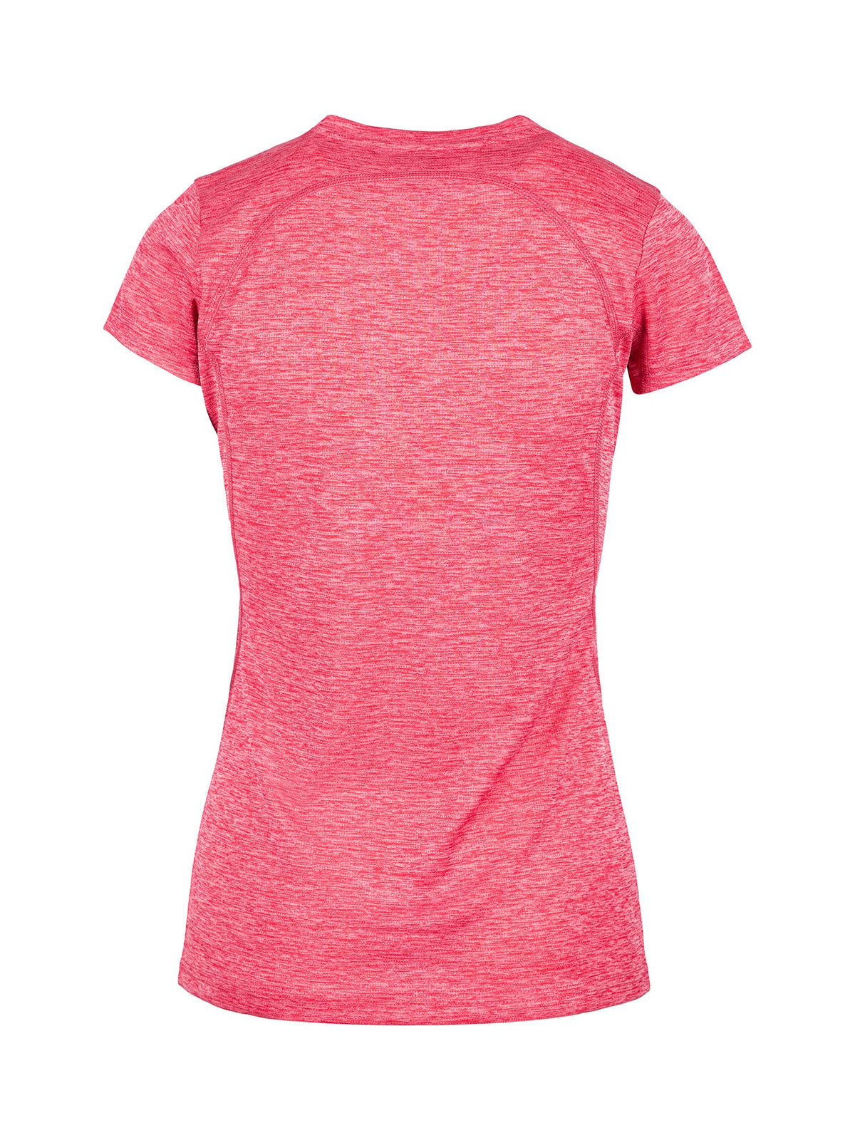 Women's Challenger 100% polyester T-shirt - Red Marl - Back