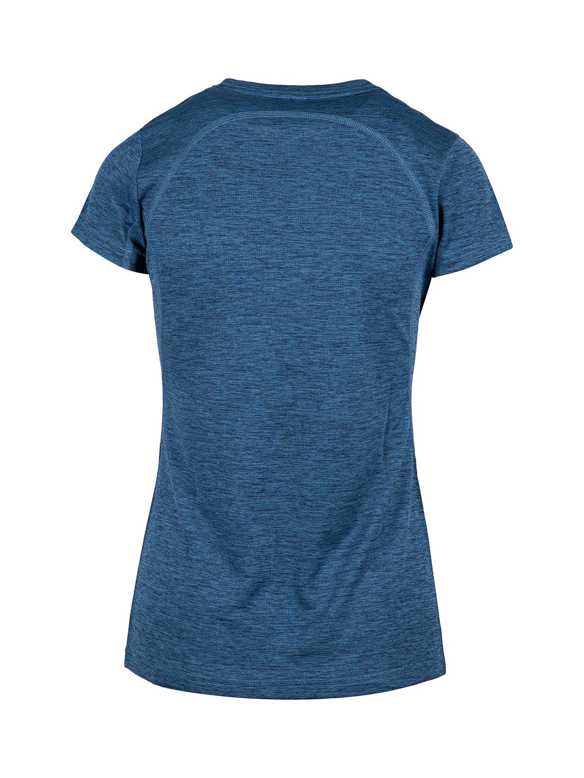 Women's Challenger 100% polyester T-shirt - Teal Marl - Back