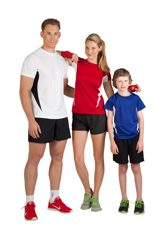 Mens Accelerator Cool Dry T-shirt - Black/Black - View