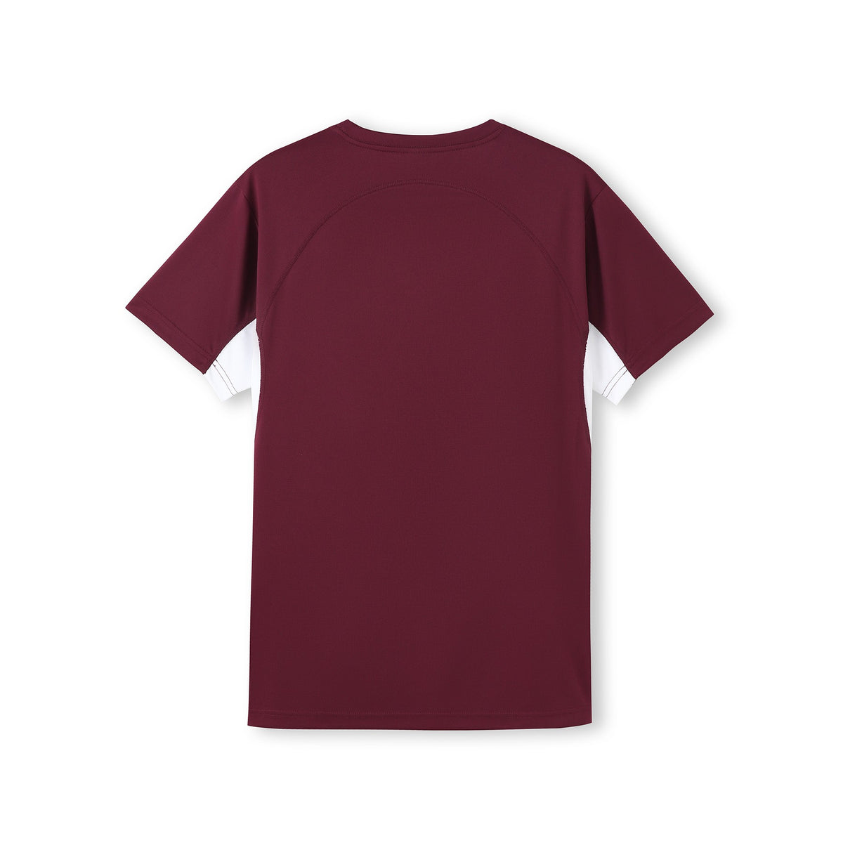 Mens Accelerator Cool Dry T-shirt - Maroon/White - Back