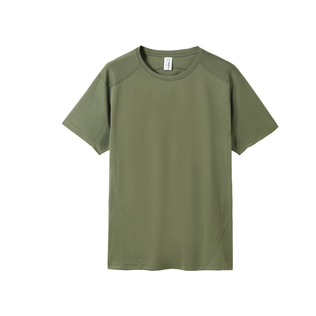 Mens Accelerator Cool Dry T-shirt - Olive - Front