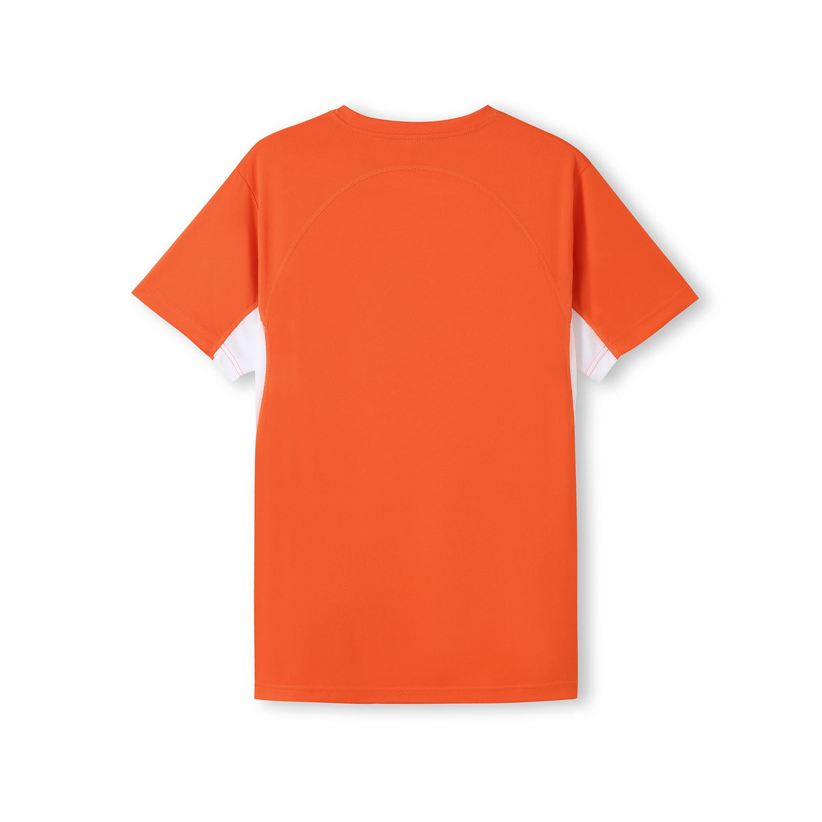 Mens Accelerator Cool Dry T-shirt - Orange/White - Back