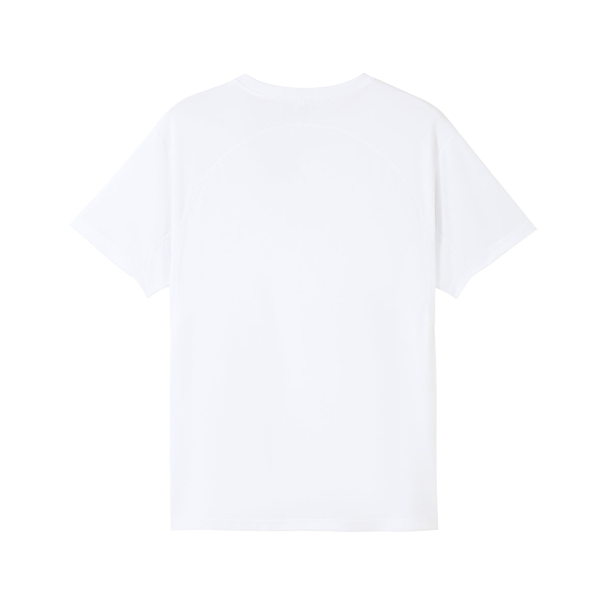 Mens Accelerator Cool Dry T-shirt - White/White - Back