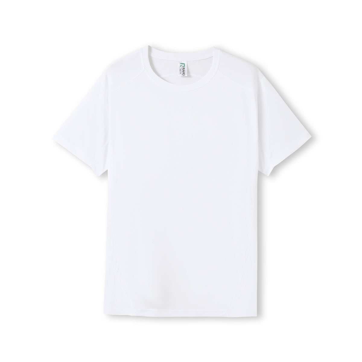 Mens Accelerator Cool Dry T-shirt - White/White - Front
