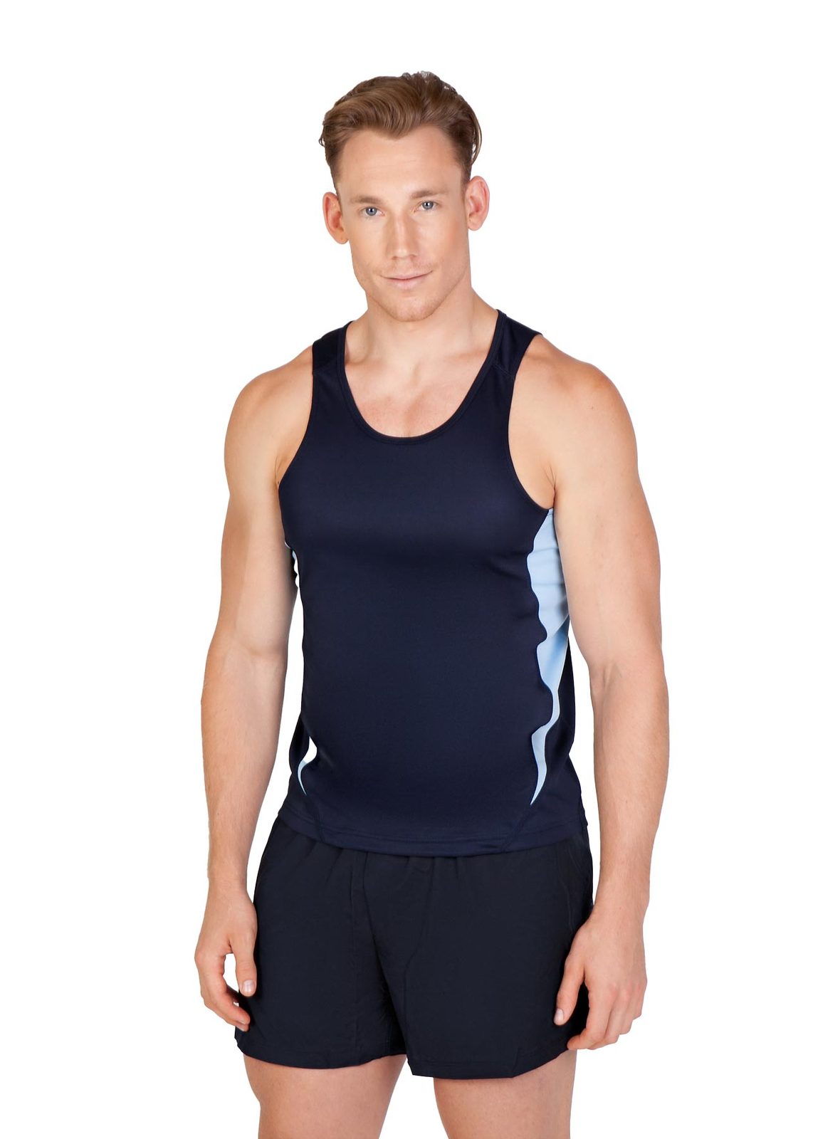 Mens Accelerator Cool Dry Singlet - view