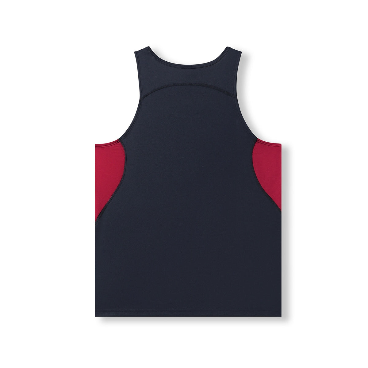 Mens Accelerator Cool Dry Singlet - Navy/Red - Back