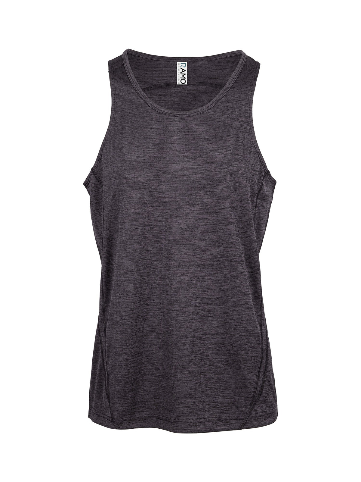 Men's Challenger 100% polyester Singlet - Dark Marl - Front