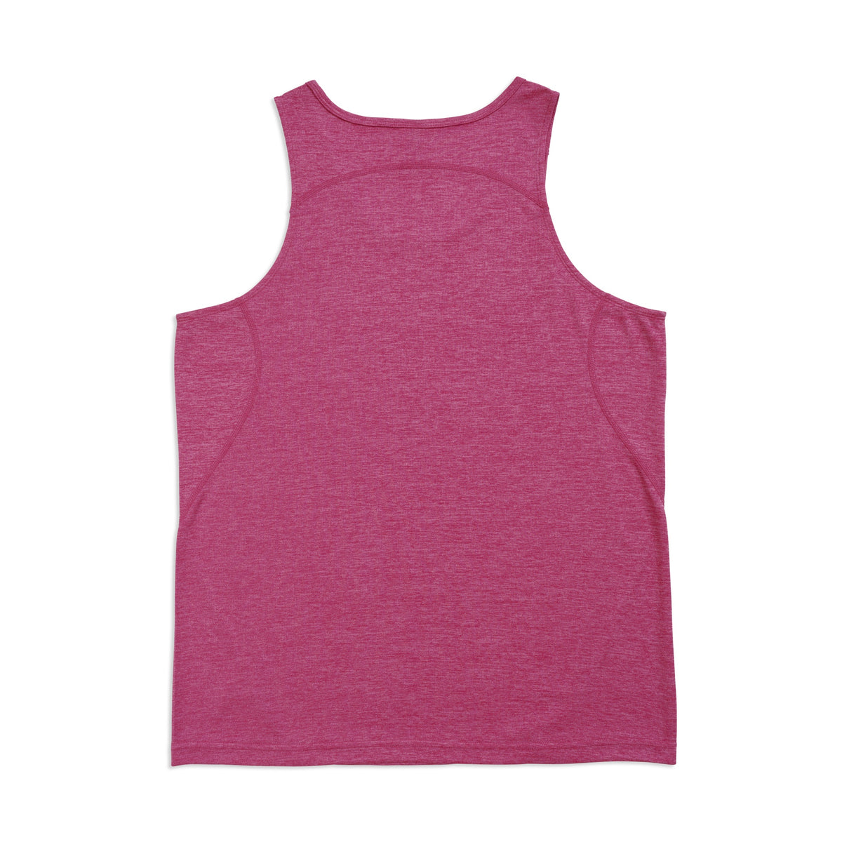 Men's Challenger 100% polyester Singlet - Hot Pink Marl - Back